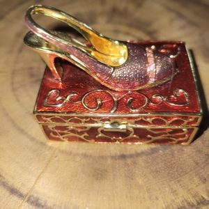 Trinket Box With high heal shoe